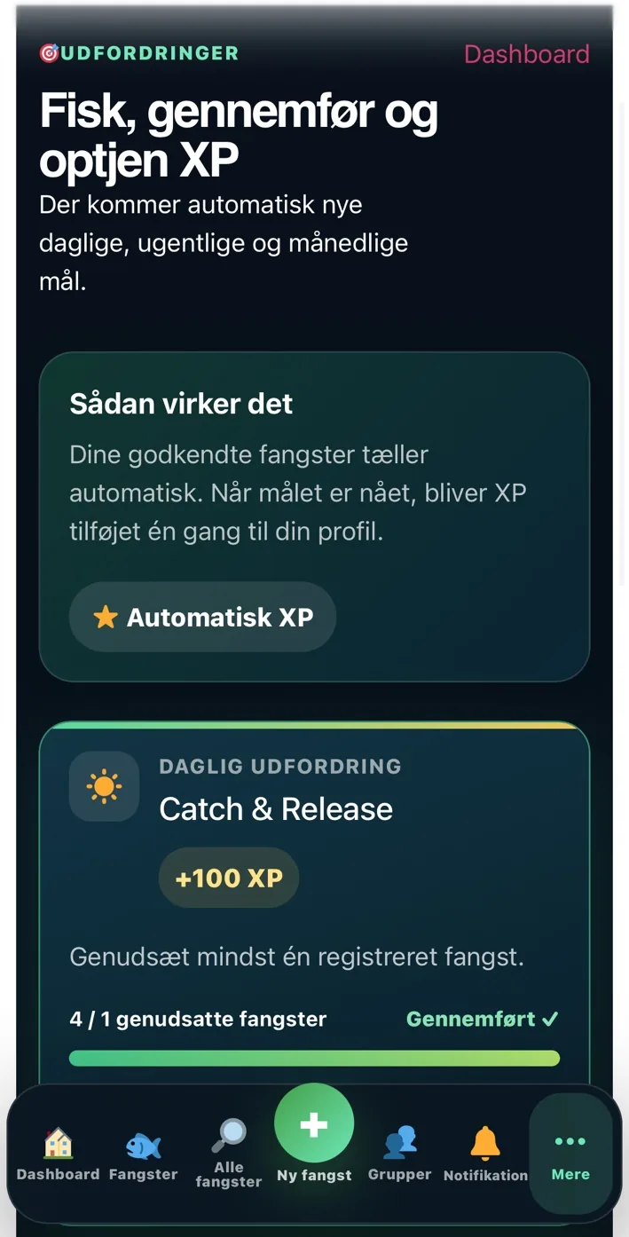 Udfordringer i Fangstportalen